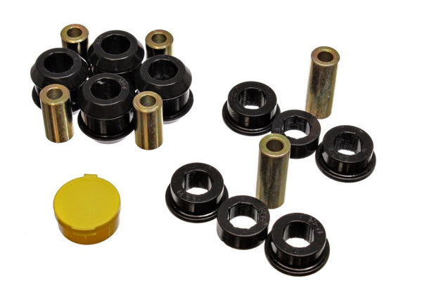 Energy Suspension 90-93 Acura Integra Black Front Control Arm Bushing Set - Bull Strap