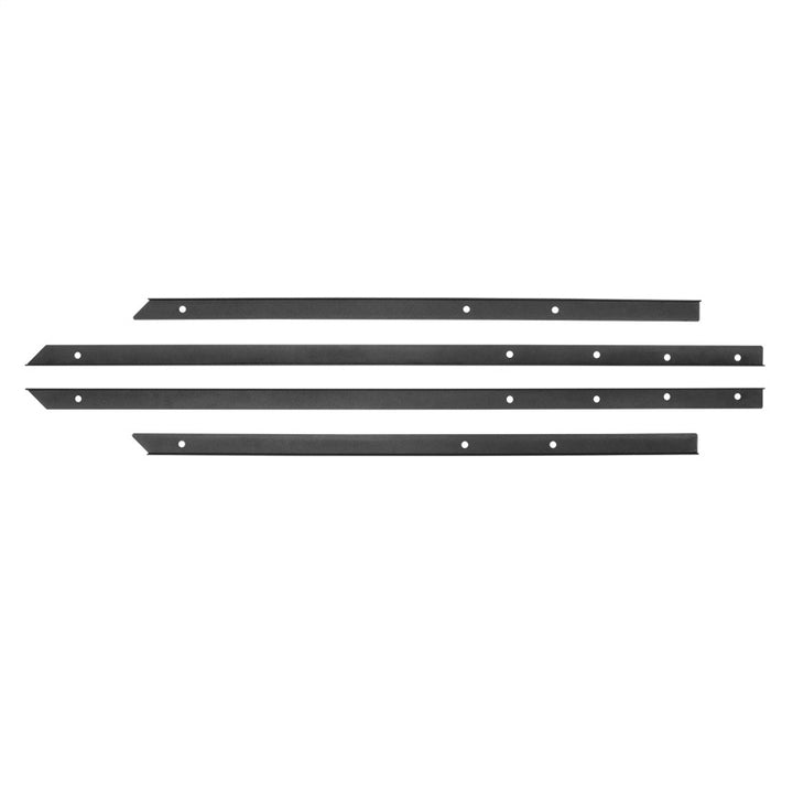 Westin 21-23 Ford Bronco 4dr (Excl. Sport) XTS Pinch Weld Covers - Tex. Blk - Bull Strap