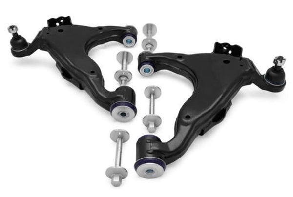 Superpro 10-23 Toyota 4Runner/Lexus GX460 - KDSS Front Lower Control Arm Set - Camber Adjustable - Bull Strap
