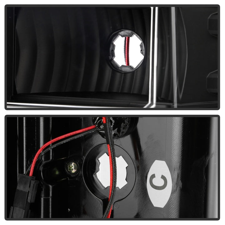 Spyder Chevy 1500 14-16 Light Bar LED Tail Lights All Blk ALT-YD-CS14-LBLED-BKV2 - Bull Strap