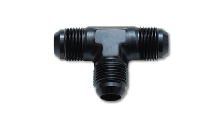 Vibrant -6AN Flare Tee Adapter Fitting - Aluminum - Bull Strap