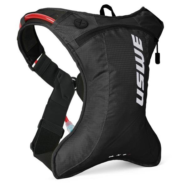 USWE Outlander Moto Hydration Pack 2L - Black - Bull Strap