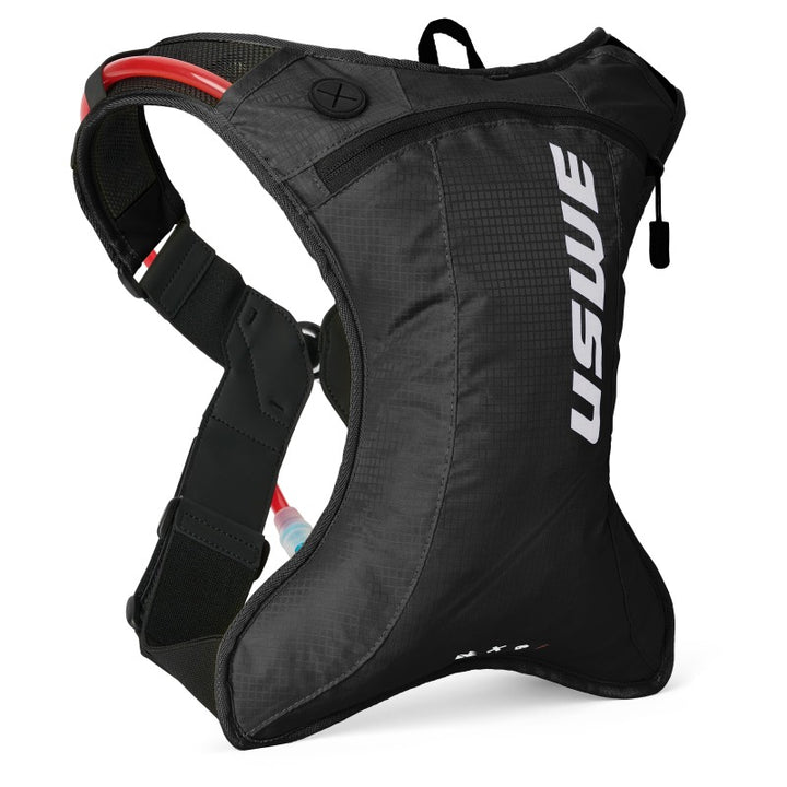 USWE Outlander Moto Hydration Pack 2L - Black - Bull Strap