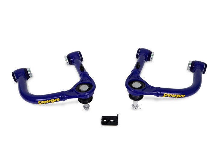 Superpro 2024+ Ford Ranger Fixed Offset Front Upper Control Arm Set - Bull Strap