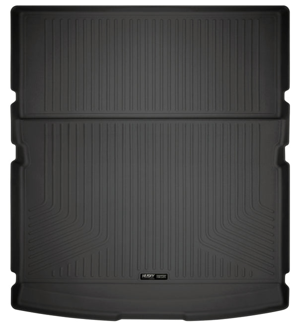 Husky Liners 18-22 Ford Expedition Max WeatherBeater Black Rear Cargo Liner (Behind 3rd Row Seat) - Bull Strap