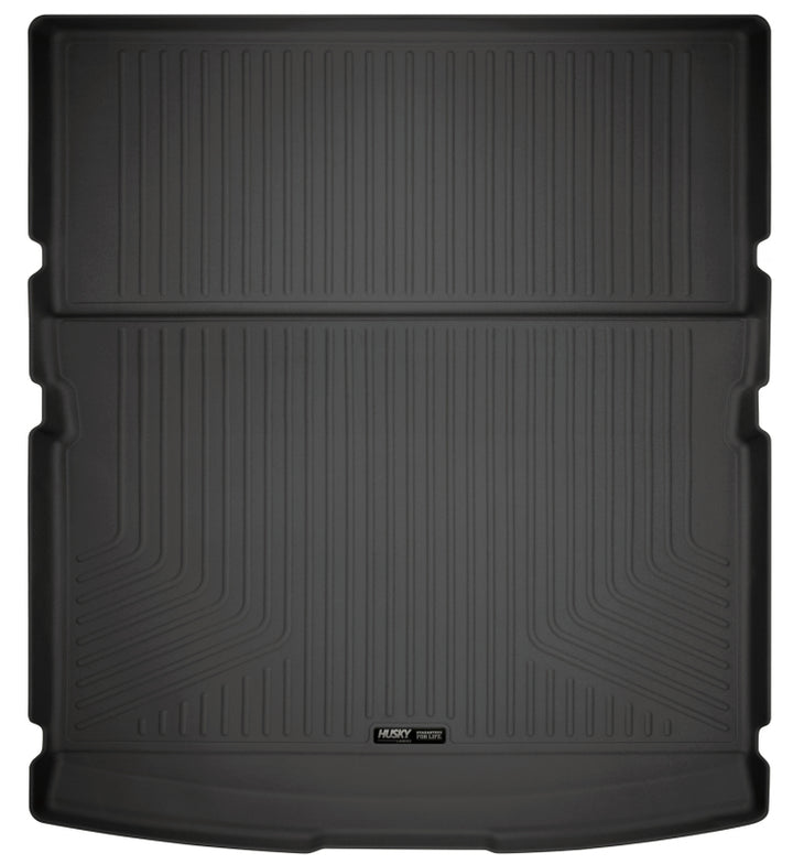 Husky Liners 18-22 Ford Expedition Max WeatherBeater Black Rear Cargo Liner (Behind 3rd Row Seat) - Bull Strap