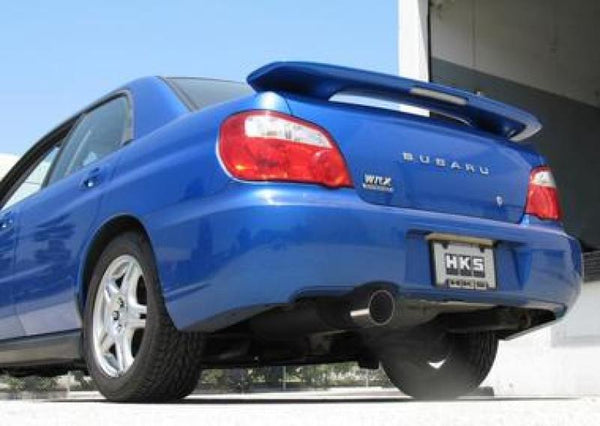 HKS 02-07 WRX / 04-07 STi Sport Exhaust - Bull Strap