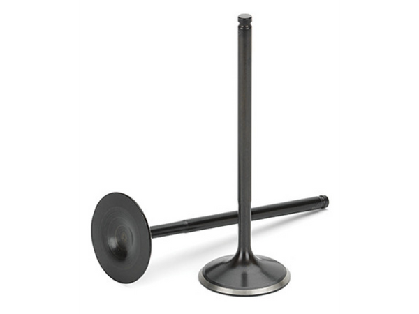 Supertech GM ECOTEC LSJ 2.0L/2.2L/2.4L Black Nitrided Intake Valve - +0.5mm Oversize - Set of 8 - Bull Strap