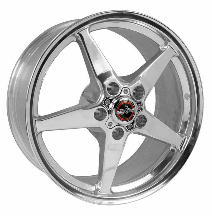 Race Star 92 Drag Star 15x10.00 5x5.00bc 5.50bs Direct Drill Polished Wheel - Bull Strap