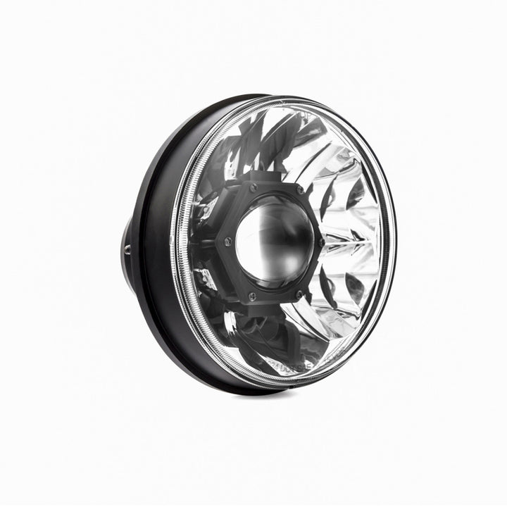 KC HiLiTES 18-20 Jeep JL/JT 7in. Gravity LED Pro DOT Approved Replac. Headlight (Pair Pack Sys) - Bull Strap