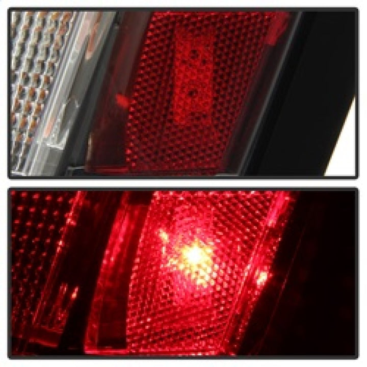 Spyder Chrysler 300C 08-10 V2 Light Bar LED Tail Lights - Red Clear ALT-YD-C308V2-LED-RC - Bull Strap