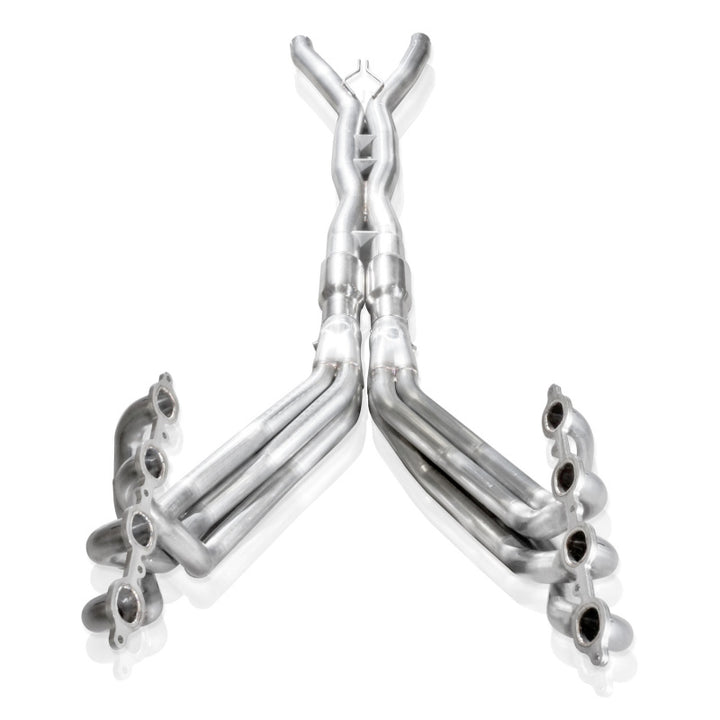 Stainless Works Corvette C7 2014+ Headers 1-7/8in Primaries 3in Collectors High-Flow Cats X-pipe - Bull Strap