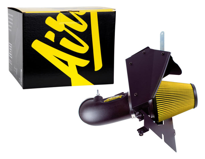 Airaid 09-15 Cadillac CTS-V Intake System w/ Tube (Dry / Yellow Media) - Bull Strap
