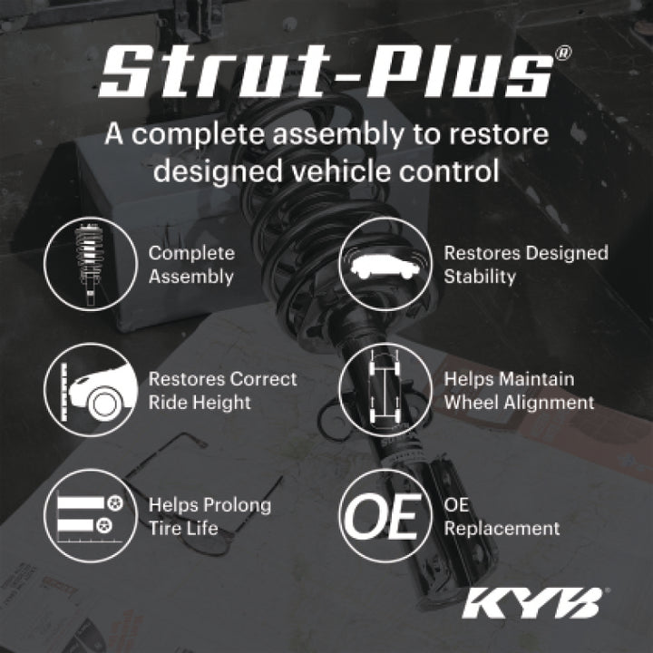 KYB 18-21 Ford Expedition (Exc. Elec. & Off Road Susp.) Strut-Plus Assembly - Rear - Bull Strap