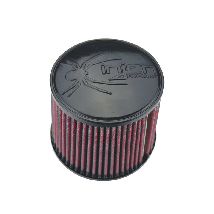 Injen High Performance Air Filter - 2.75 Black Filter 6 Base / 5 Tall / 5 Top - Bull Strap