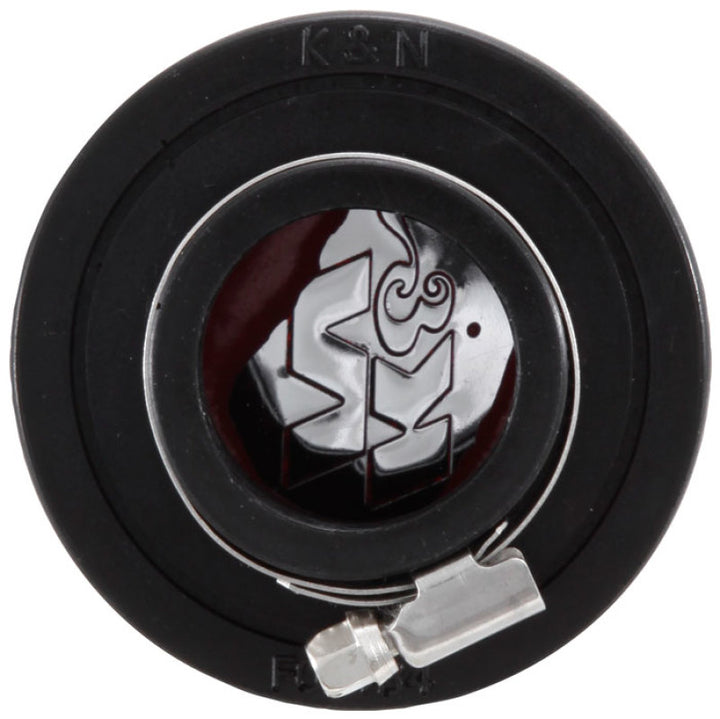 K&N 1.375 inch ID 3 inch OD 2.5 inch H Clamp On Crankcase Vent Filter - Bull Strap