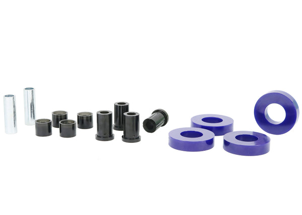 SuperPro 1998 Ford Ranger EV Rear Leaf Spring Bushing Kit - Bull Strap