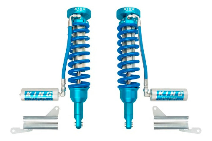King Shocks 2010+ Toyota 4Runner w/KDSS Front 2.5 Dia Remote Reservoir Coilover (Pair) - Bull Strap
