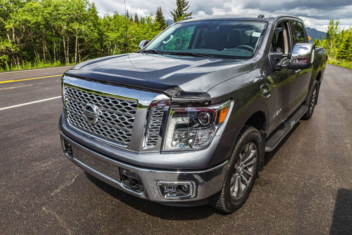 EGR 16+ Nissan Titan XD Superguard Hood Shield (305901) - Bull Strap