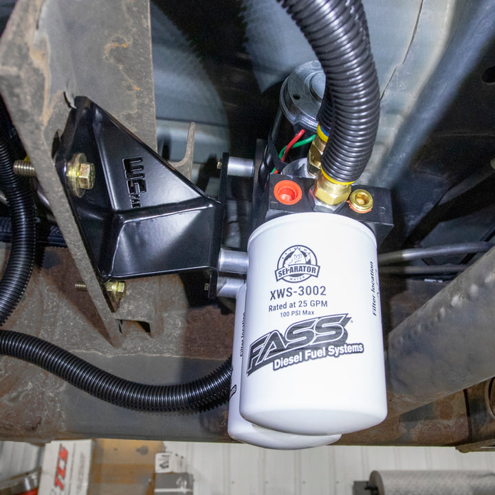 Wehrli 11-16 Chevrolet 6.6L Duramax FASS Fuel System Relocation Bracket (Crew Cab Only) - Bull Strap