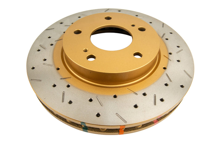 DBA 7/90-96 Turbo/6/89-96 Non-Turbo 300ZX Front Drilled & Slotted 4000 Series Rotor - Bull Strap