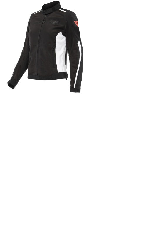 Dainese Hydraflux 2 Air Lady D-Dry Jacket Black/Black/White Size - 46 - Bull Strap