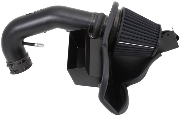 K&N 11-14 Ford Mustang GT 5.0L V8 Black Performance Intake Kit - Bull Strap