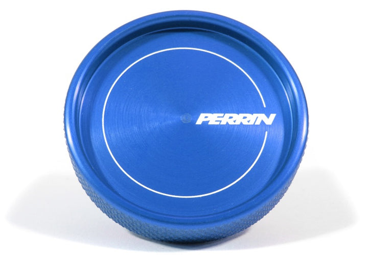 PERRIN 02-25 Subaru Impreza/WRX/STI & 13-25 Crosstrek/BRZ/FR-S/GR86/GR86 Oil Fill Cap - Blue - Bull Strap