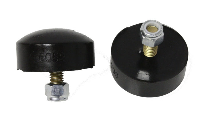 Energy Suspension Black 1 inch Tall Button head Bump Stop Set (2 per set) - Bull Strap