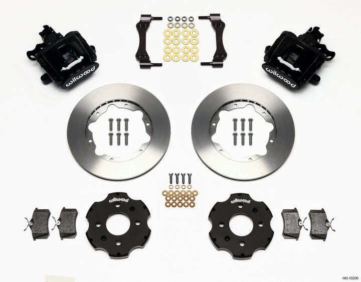 Wilwood Combination Parking Brake Rear Kit 11.00in Civic / Integra Disc 2.39 Hub Offset - Bull Strap