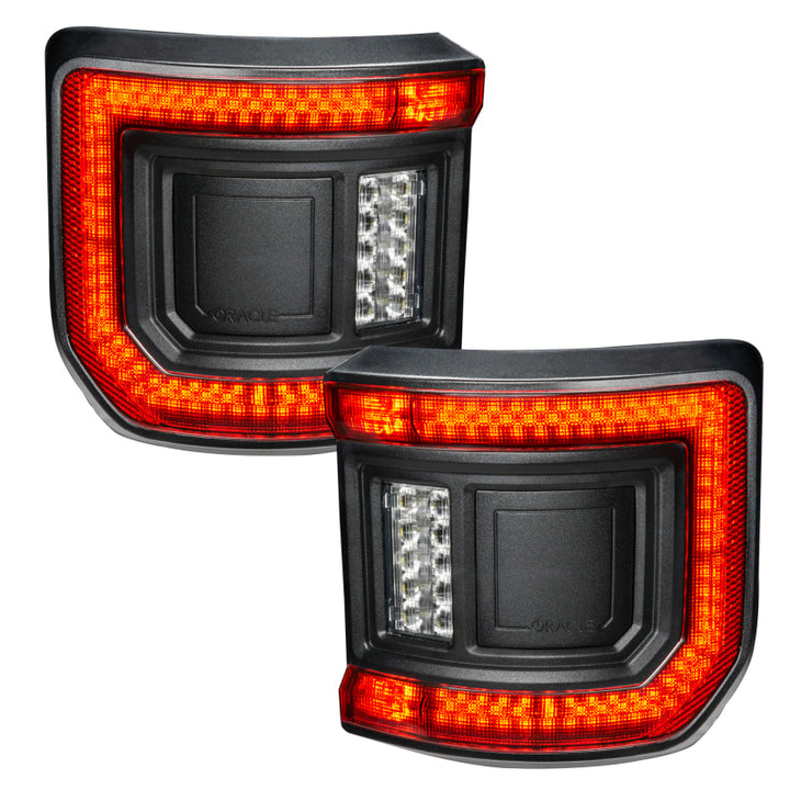 Oracle 2020+ Jeep Gladiator JT Flush Mount LED Tail Lights -  Tinted Lens - Bull Strap