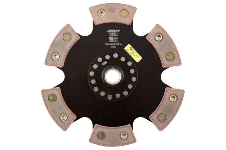 ACT 2003 Dodge Neon 6 Pad Rigid Race Disc - Bull Strap