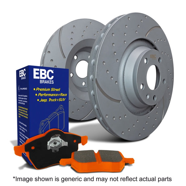 EBC S8 Brake Pad and Rotor Kit - Bull Strap