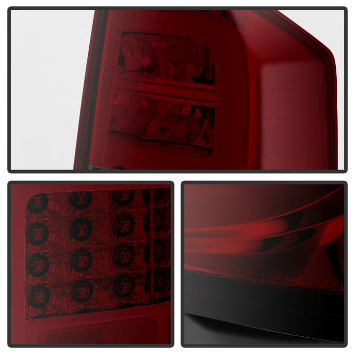 Spyder Toyota Tundra 2014-2016 Light Bar LED Tail Lights Red Smoke ALT-YD-TTU14-LED-RS - Bull Strap
