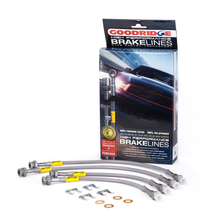 Goodridge 63-82 Corvette Brake Lines - Bull Strap