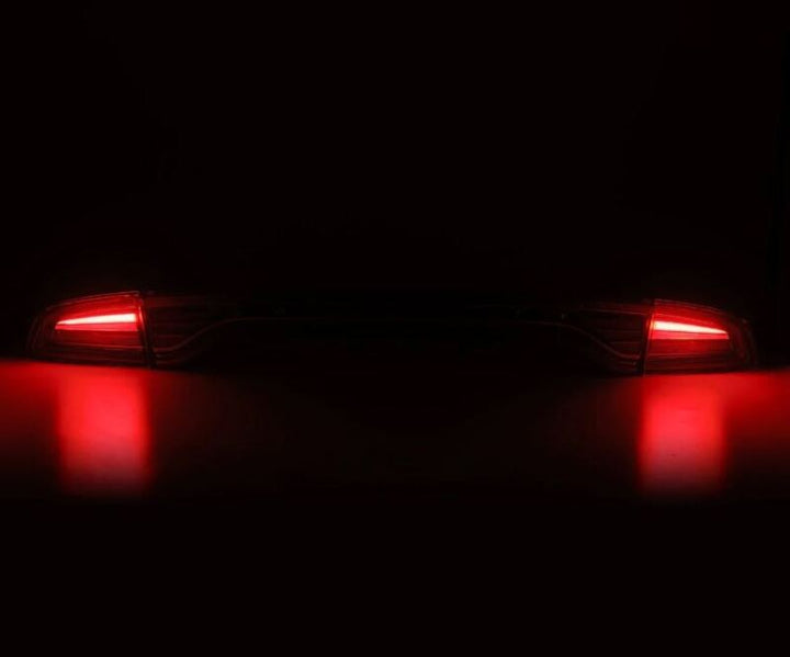 AlphaRex 15-23 Dodge Charger Nova-Series LED Tail Lights - Alpha-Black - Bull Strap