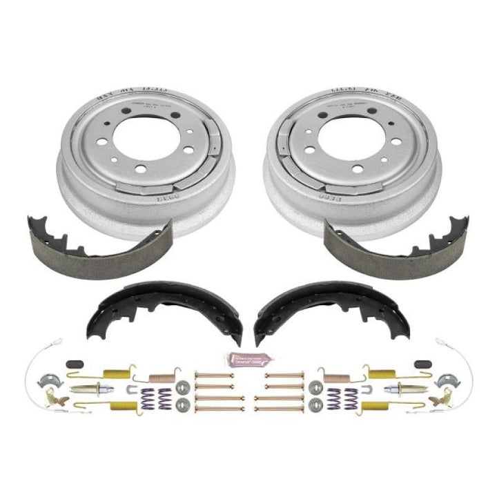 Power Stop 82-83 Jeep CJ5 Rear Autospecialty Drum Kit - Bull Strap