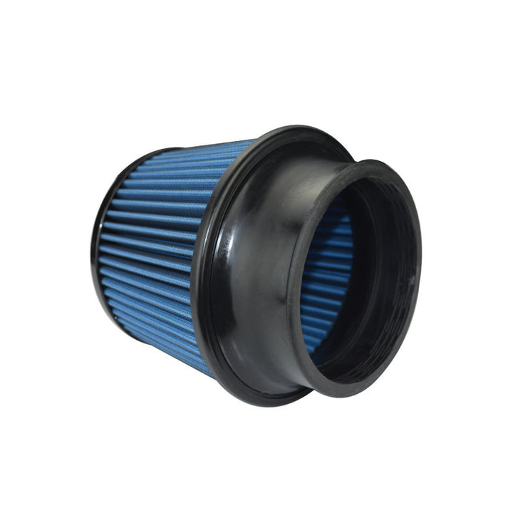 Injen AMSOIL Ea Nanofiber Dry Air Filter - 4.50 Filter 6.75 Base / 5 Tall / 5 Top - Bull Strap