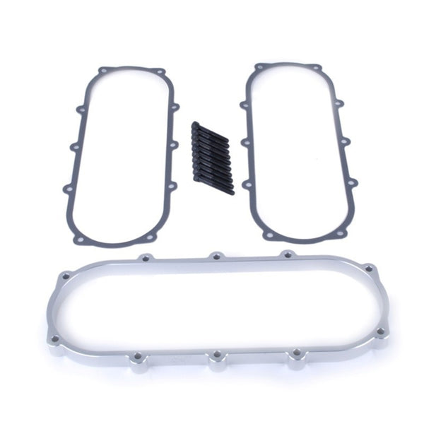 Skunk2 Ultra Series Honda/Acura Silver Street Intake Manifold .5 Liter Spacer - Bull Strap
