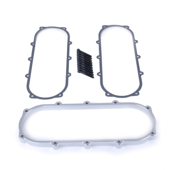 Skunk2 Ultra Series Honda/Acura Silver Street Intake Manifold .5 Liter Spacer - Bull Strap