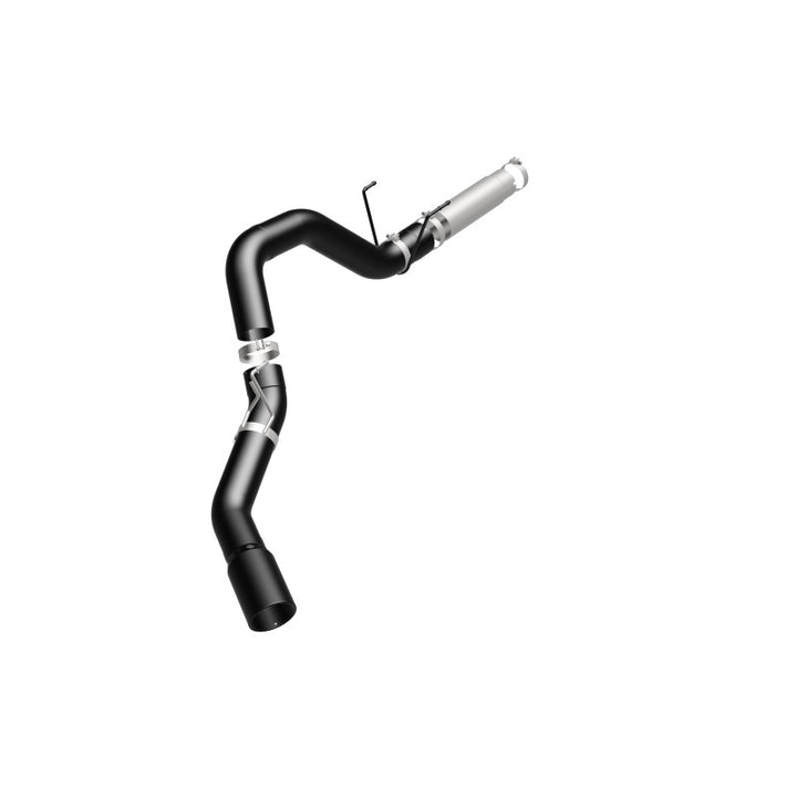 MagnaFlow 2020 Dodge Ram 3500 6.7L DPF-Back Black 5in Single Passenger Side Rear Exit - Bull Strap