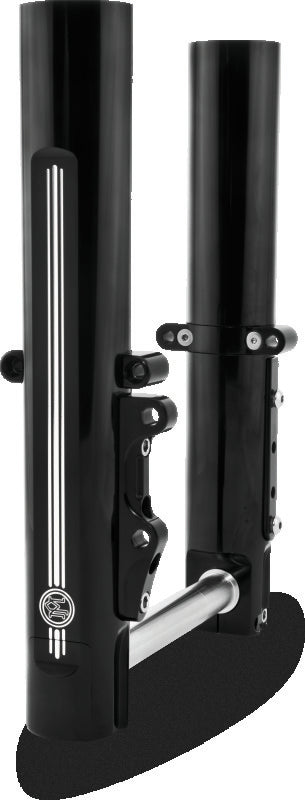 Performance Machine 08-13 FL Lower Leg Assembly - Contrast Cut - Bull Strap
