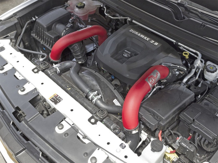 aFe BladeRunner Black Intercooler Tubes Combo 2016 GM Colorado/Canyon I4-2.8L (td) - Bull Strap