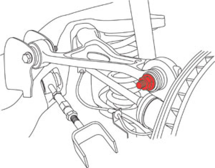 SPC Performance Ford 10+ Taurus / 01+ Explorer Rear Camber Kit - Bull Strap