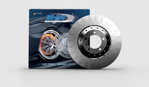SHW 20-22 Audi S6 Premium Plus Front Smooth Lightweight Brake Rotor (4M0615301BF) - Bull Strap