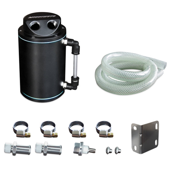Mishimoto Black Oil Catch Can - Bull Strap