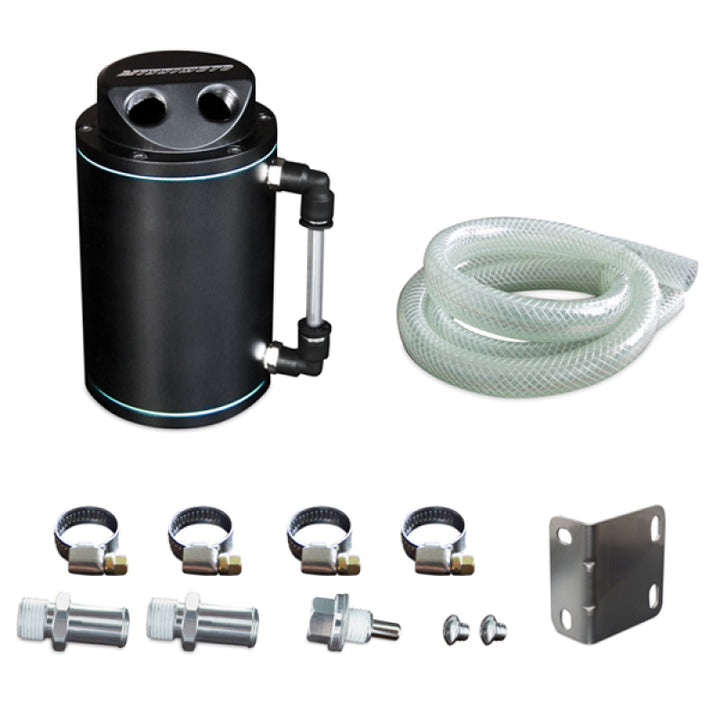Mishimoto Black Oil Catch Can - Bull Strap