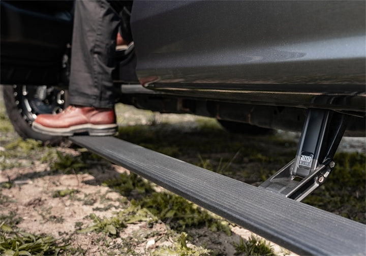AMP Research 22-23 Toyota Tundra PowerStep Plug N Play - Black - Bull Strap