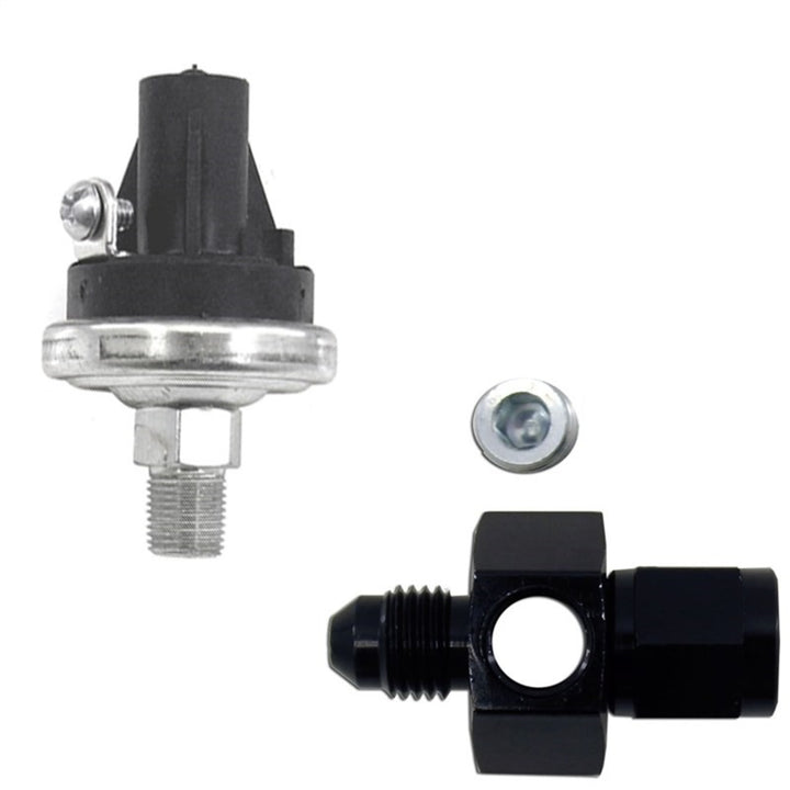 Nitrous Express EFI Fuel Pressure Safety Switch w/4AN Manifold - Bull Strap