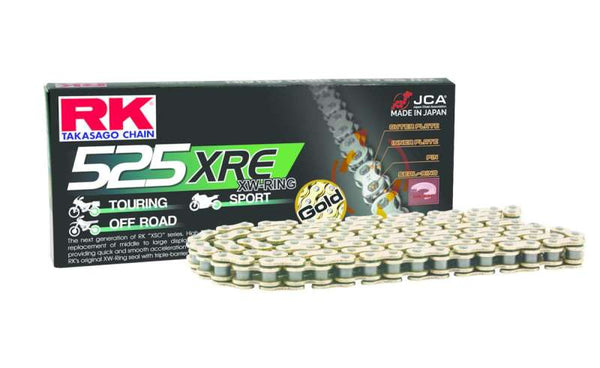 RK Chain GB525XRE-120L XW-Ring - Gold - Bull Strap